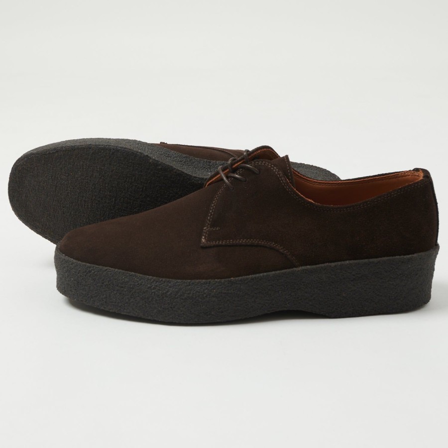 Footwear Sanders | Sanders Japan Collection Brit Shoe - Pinner Suede