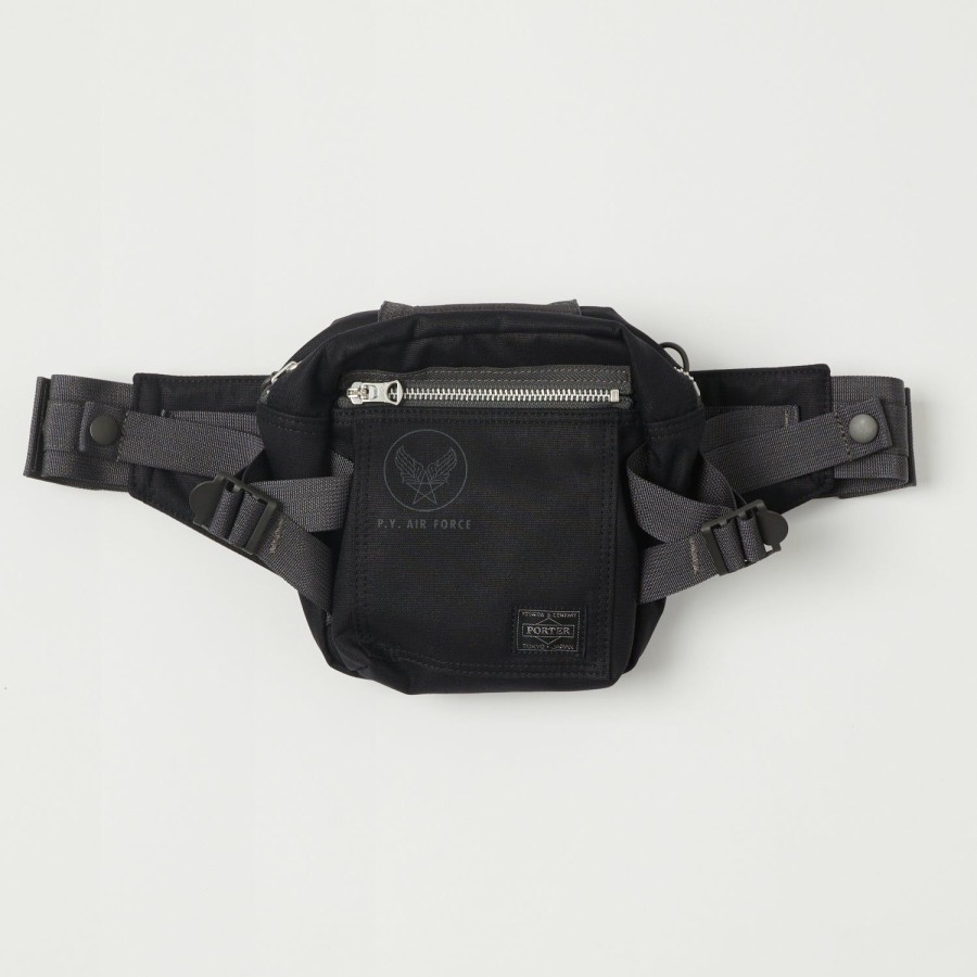 Accessories Porter - Yoshida & Co. | Porter-Yoshida & Co. Flying Ace Fanny Pack - Black