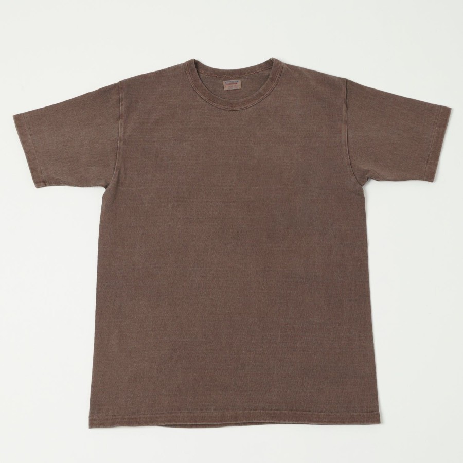 Clothing Dubbleworks | Dubbleworks Heavy Fabric Pigment Tee - Mad Brown