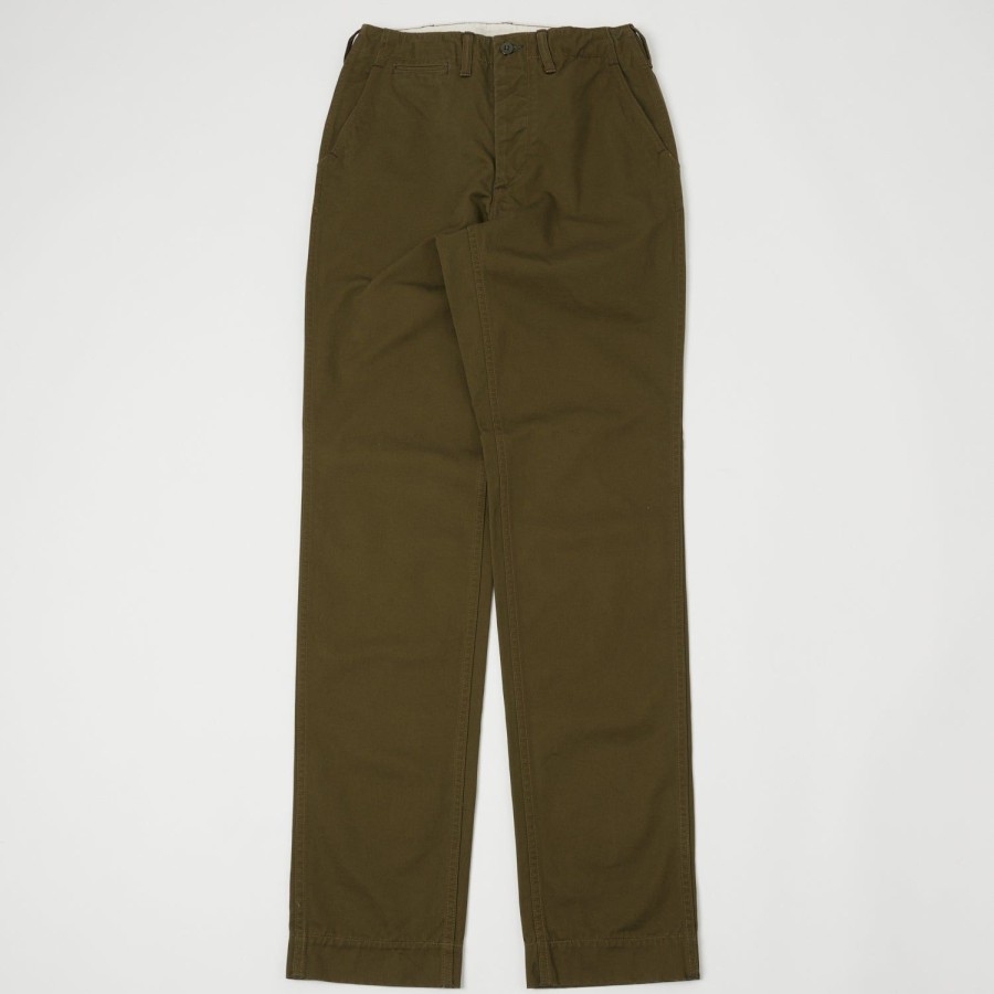 Clothing Freewheelers & Co | Freewheelers 2222017 'M-1942' Trouser - Olive