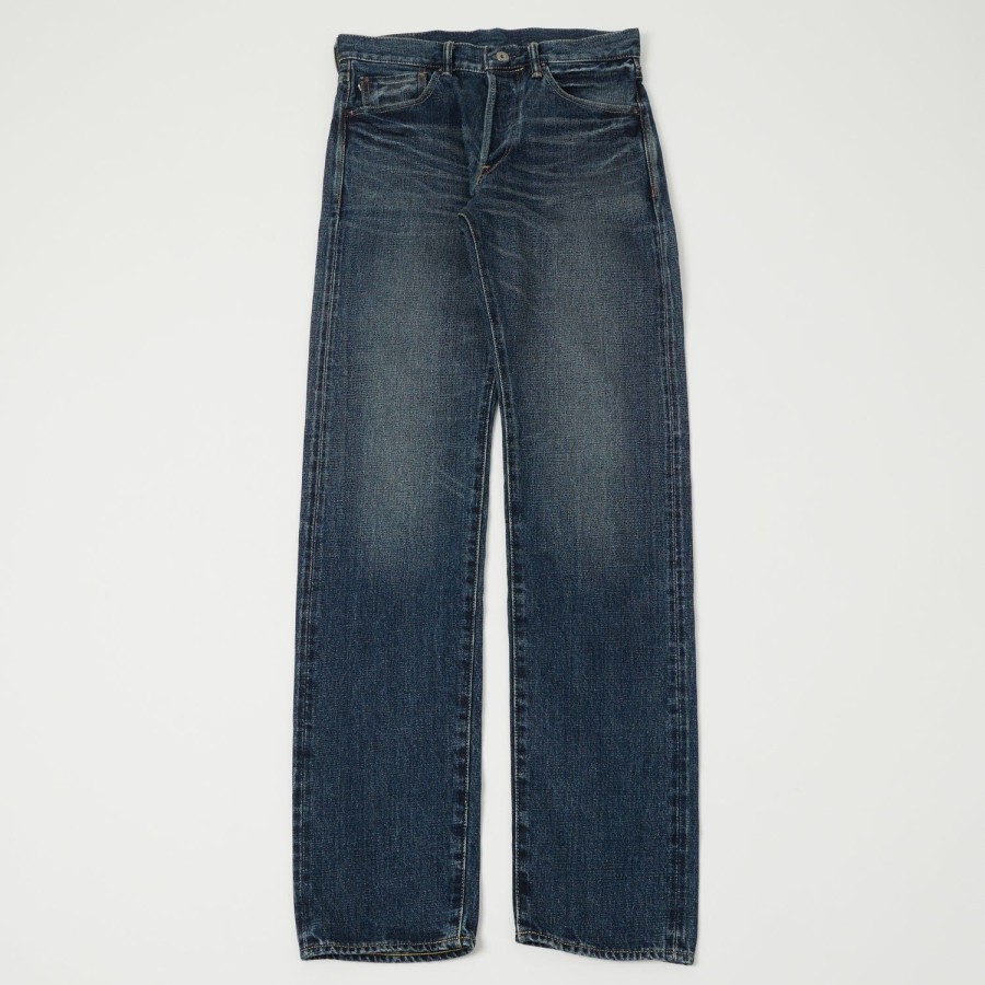 Clothing ONI Denim | Oni 240 Low Tension 15Oz Regular Tapered Jean - 18 Month Used Light Wash