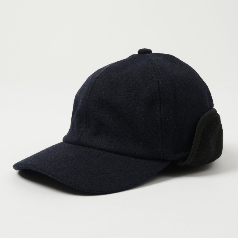 Accessories Crown Cap | Crown Cap 6 Panel Melton Cap - Navy