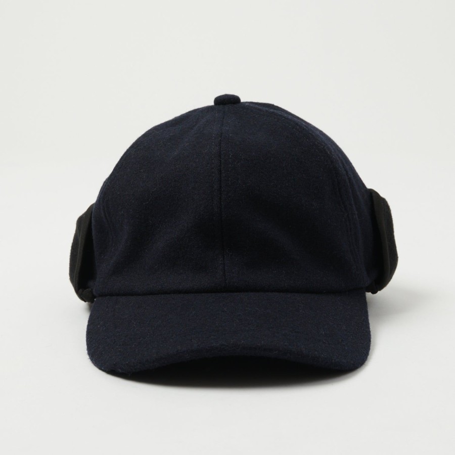 Accessories Crown Cap | Crown Cap 6 Panel Melton Cap - Navy