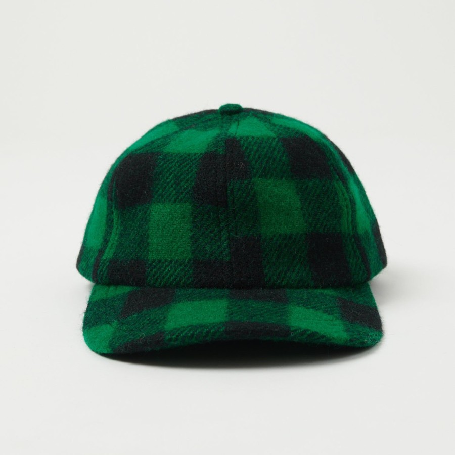 Accessories Crown Cap | Crown Cap Buffalo Check Ball Cap - Green/Black