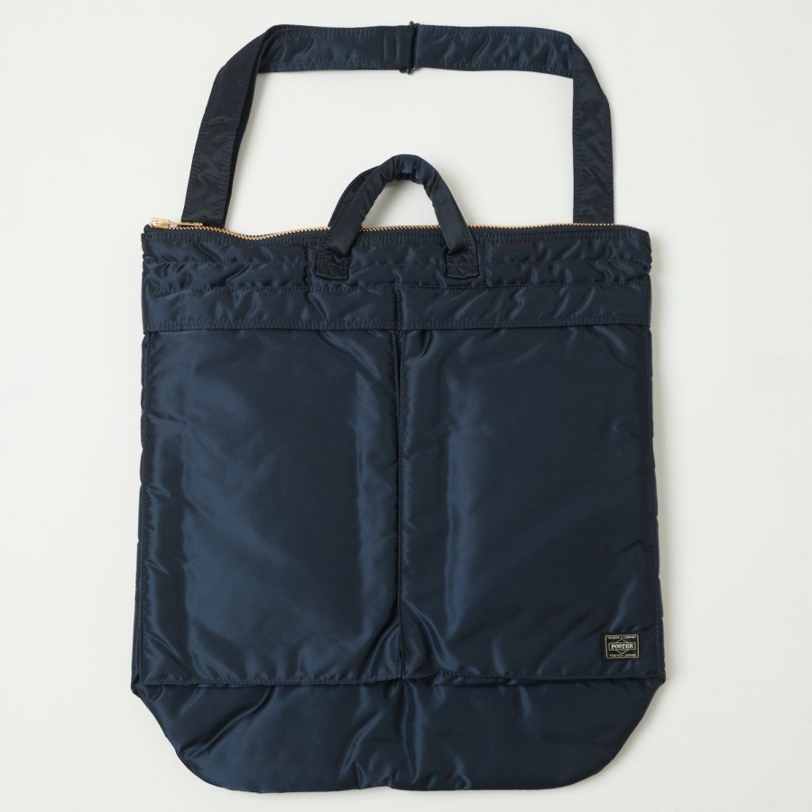 Accessories Porter - Yoshida & Co. | Porter-Yoshida & Co. Tanker 2-Way Helmet Bag - Iron Blue