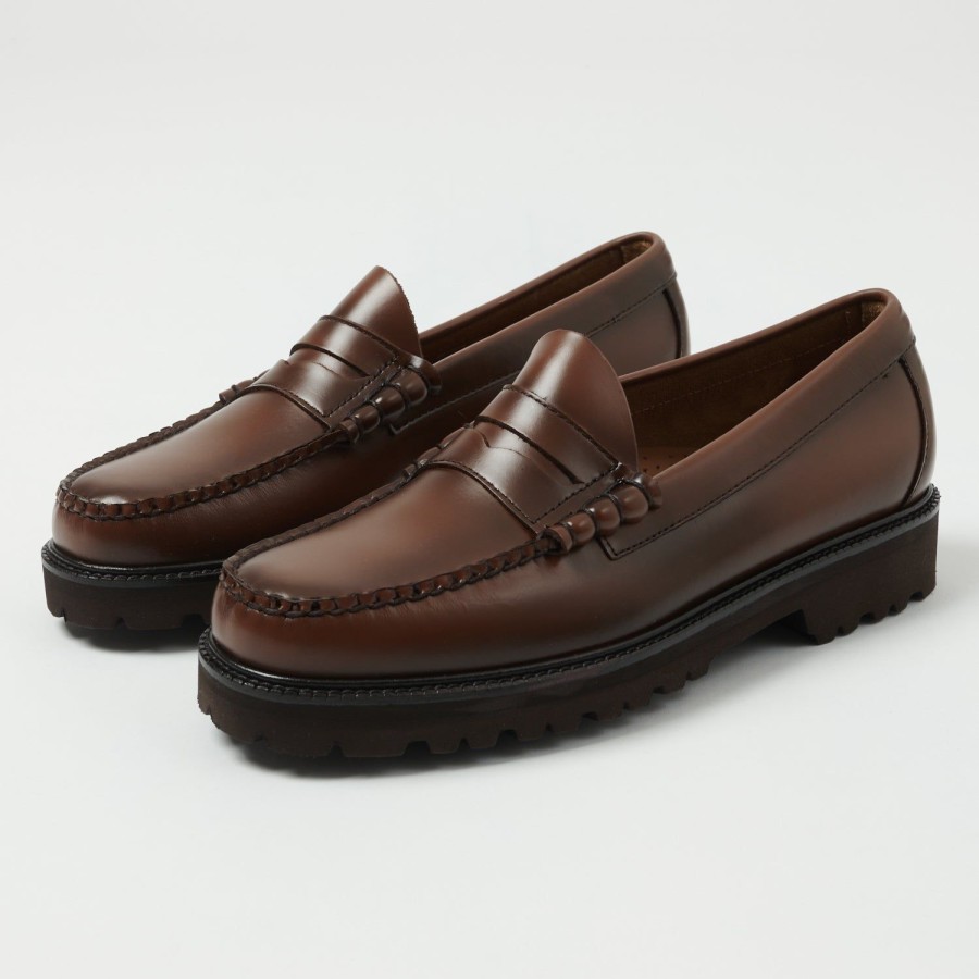 Footwear G.H. Bass Weejun | G.H. Bass Weejun 90S Larson Penny Loafer - Mid Brown