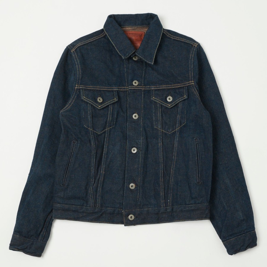 Clothing ONI Denim | Oni 02527P-Kakbr 'Secret Denim Kikishibu Brown' Type Iii Pocket Denim Jacket - Rinsed