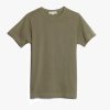 Clothing Merz b. Schwanen | Merz B. Schwanen 215 Classic Crew Neck Tee - Army