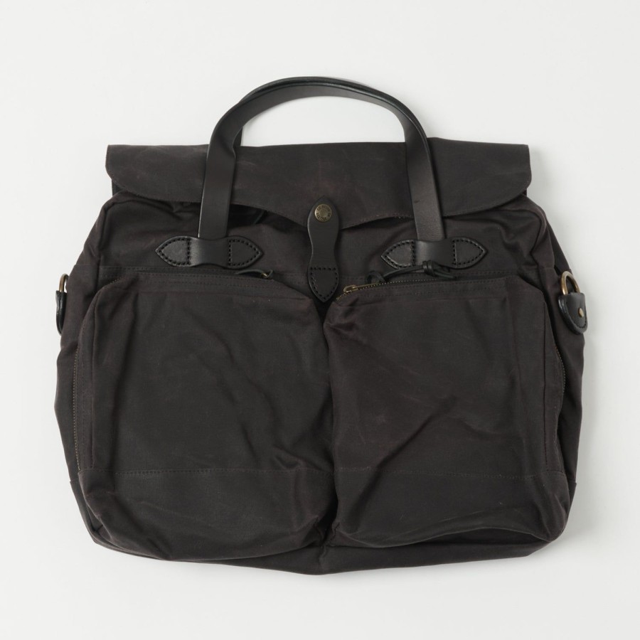 Accessories Filson | Filson 24-Hour Tin Cloth Briefcase - Cinder