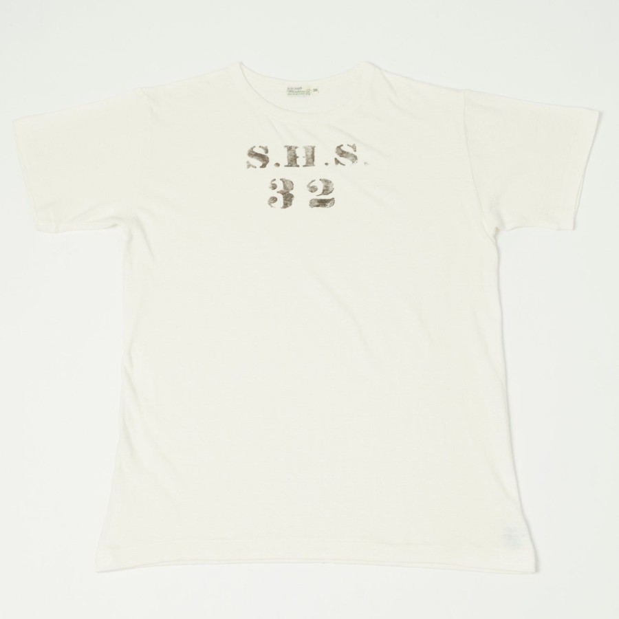 Clothing Warehouse & Co | Warehouse 4091 'Shs' Usn Skivvy Tee - Off White