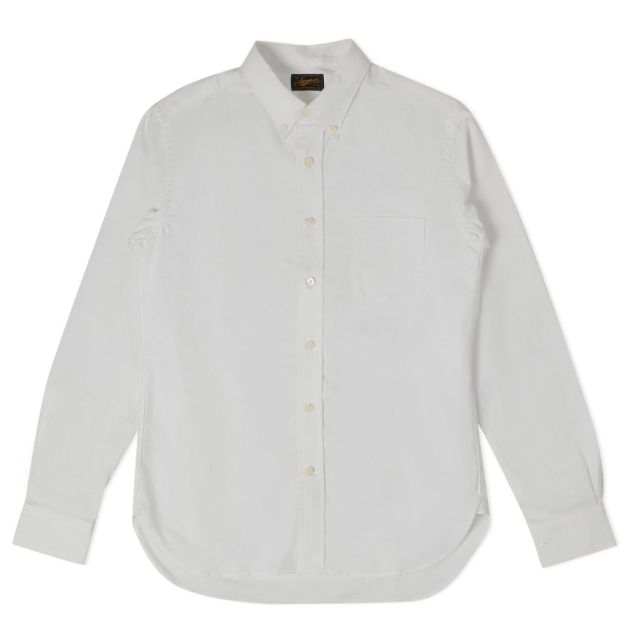 Clothing Stevenson Overall Co. | Stevenson Overall Ol1-Wh Old Ivy Button Down Shirt - White