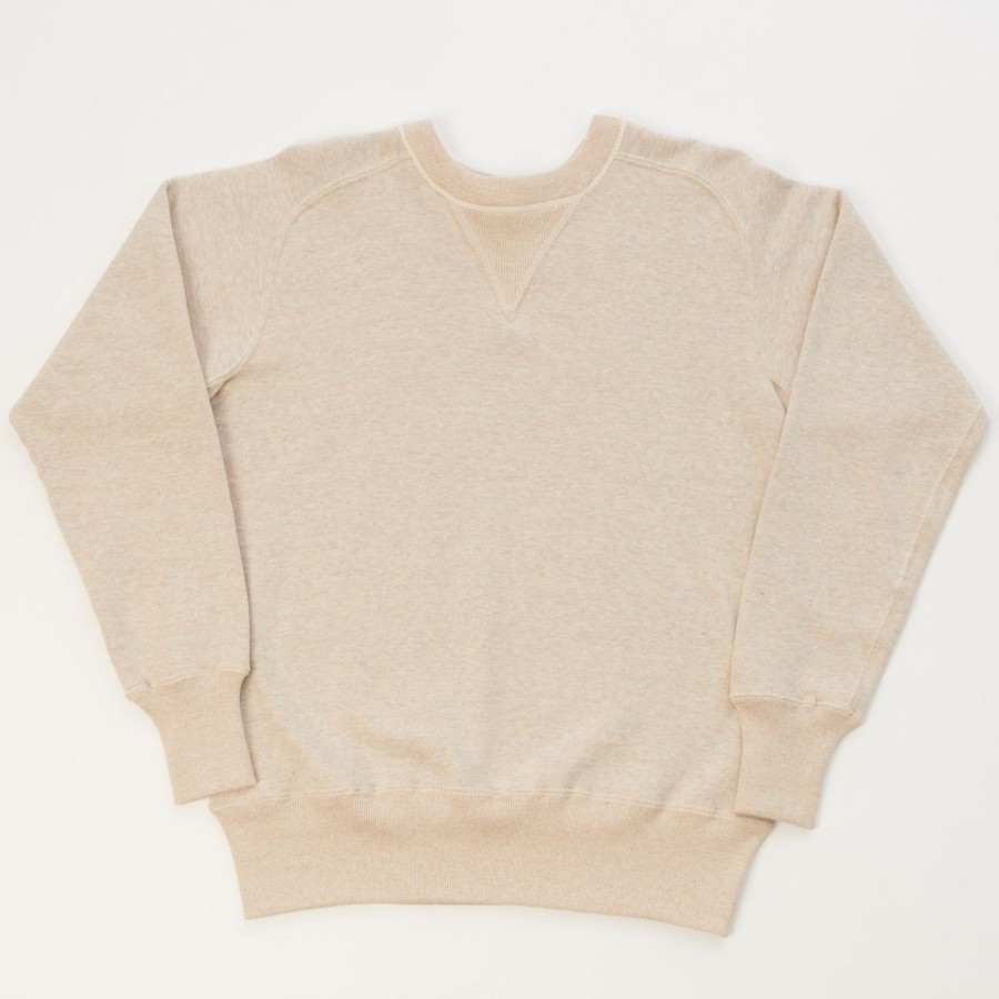 Clothing Warehouse & Co | Warehouse 404 Freedom Sleeve Sweatshirt - Oatmeal