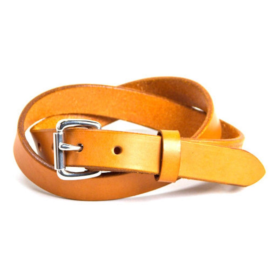 Accessories Tanner Goods | Tanner Goods Skinny Belt Saddle Tan