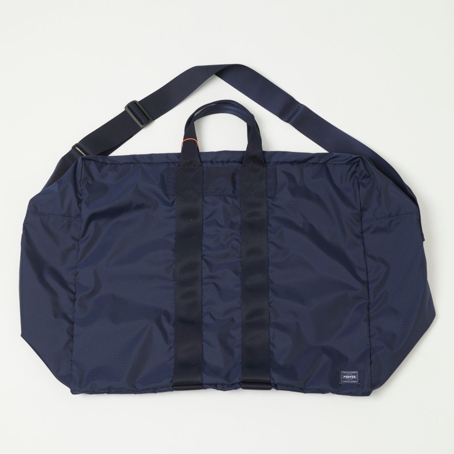 Accessories Porter - Yoshida & Co. | Porter-Yoshida & Co. Large Flex 2-Way Duffle Bag - Navy