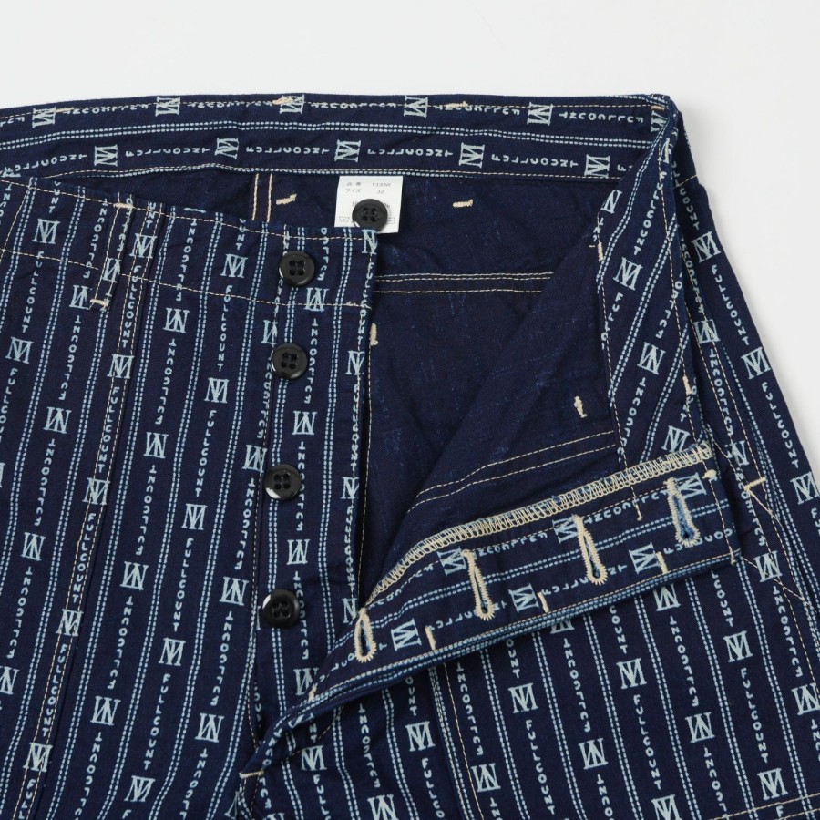 Clothing Full Count | Full Count 1330 Utility Trouser - Indigo Wabash