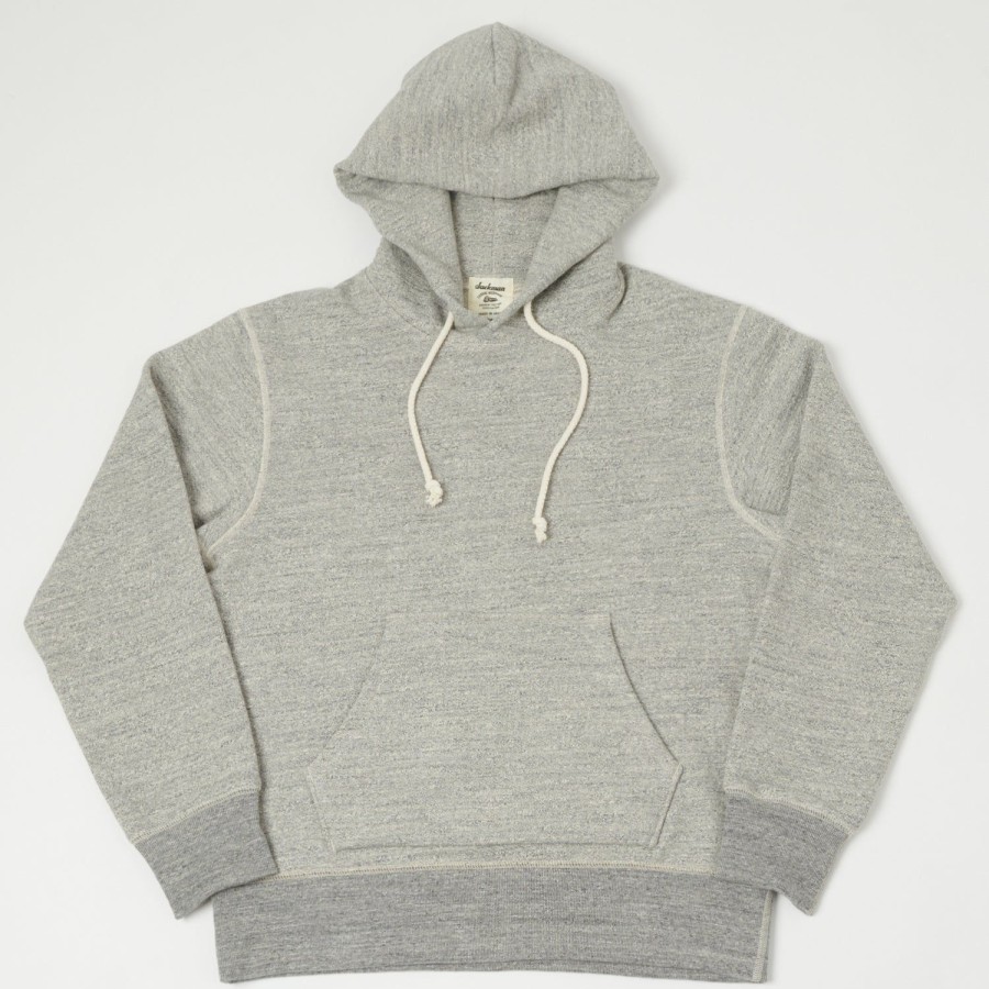 Clothing Jackman | Jackman Gg Sweat Pullover Parka - Heather Grey