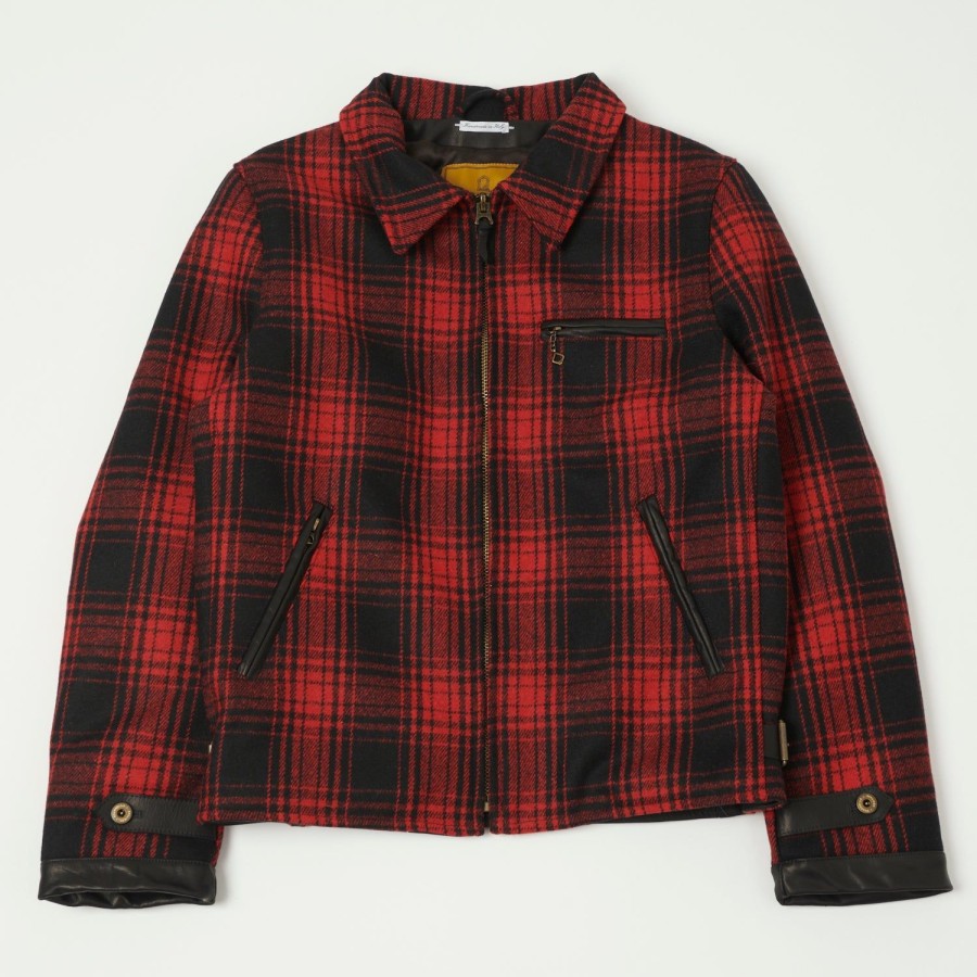 Clothing Shangri-La Heritage | Shangri-La Heritage 'Varenne' Wool Jacket - Red Tartan