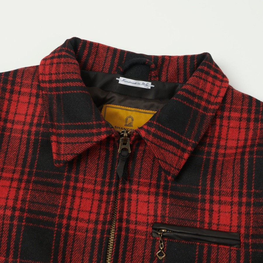 Clothing Shangri-La Heritage | Shangri-La Heritage 'Varenne' Wool Jacket - Red Tartan