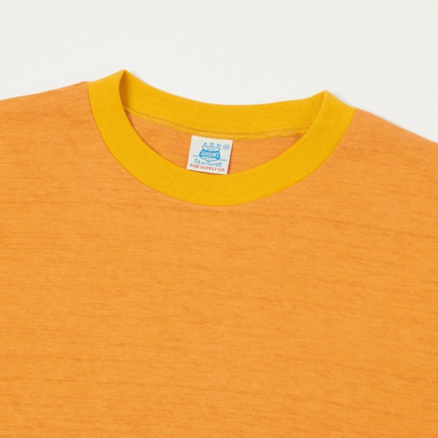 Clothing John Gluckow | John Gluckow Lot. Jg-Cs08 Two Tone Tee - Light Orange/Gold