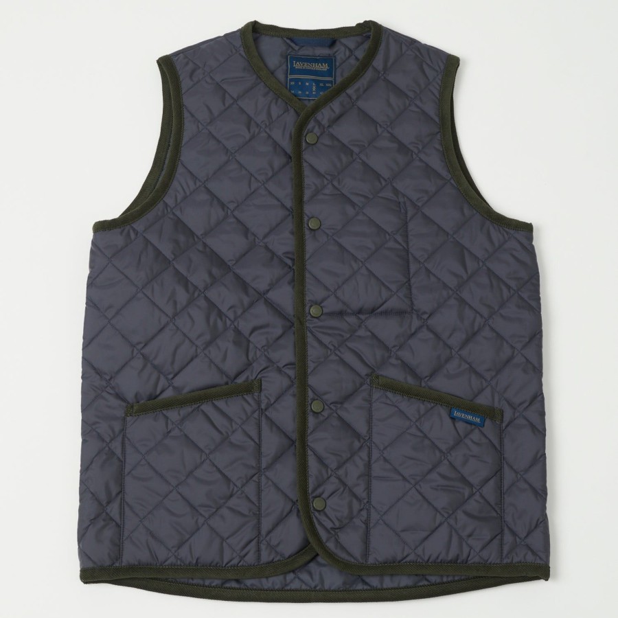 Clothing Lavenham | Lavenham Thornham Quilted Gilet - Suffolk Navy/Suffolk Navy