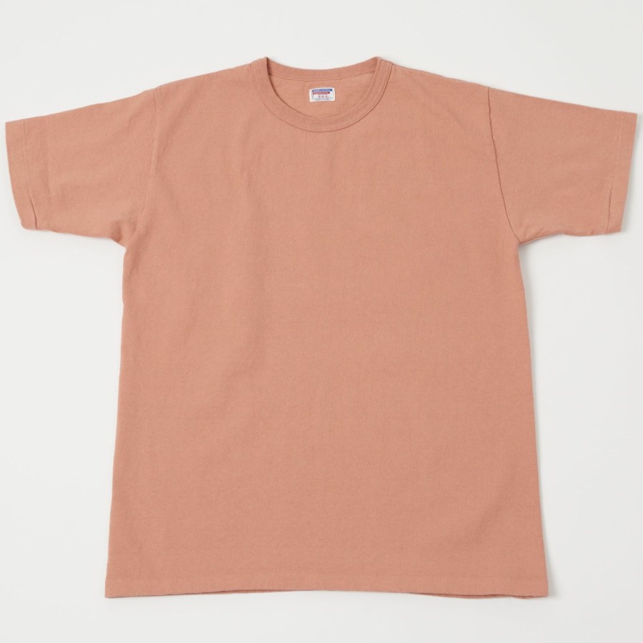 Clothing Dubbleworks | Dubbleworks Heavy Fabric Ss Tee - Salmon Pink