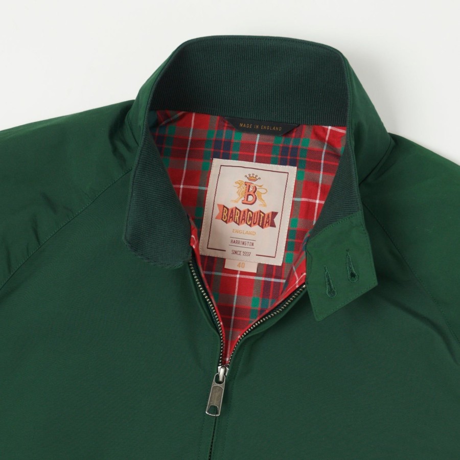 Clothing Baracuta | Baracuta G9 'Baracuta Cloth' Harrington Jacket - Racing Green