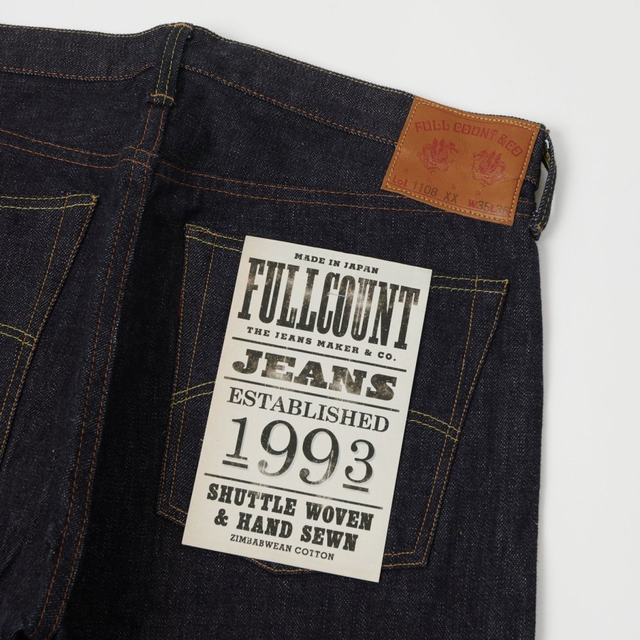 Clothing Full Count | Full Count 1108Xx 15.5Oz Regular Straight Jean - Raw