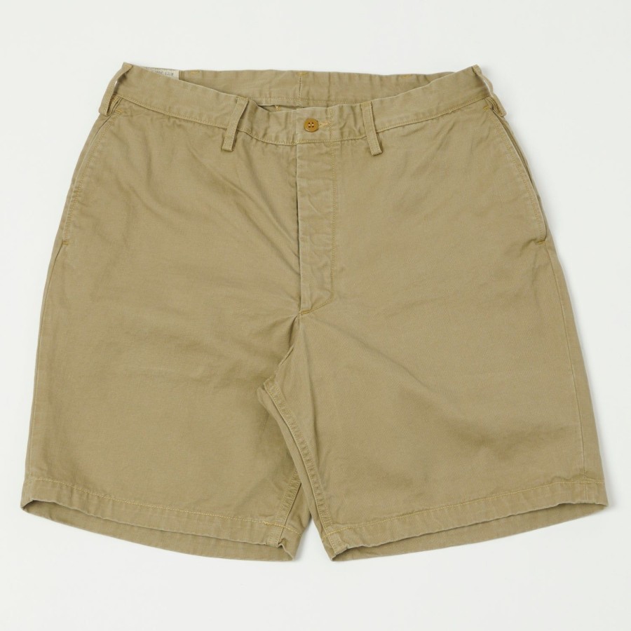 Clothing Freewheelers & Co | Freewheelers Military Tropical Short - Khaki Beige