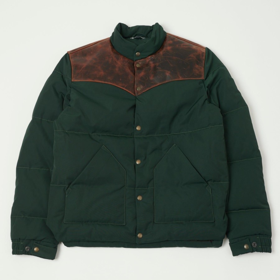 Clothing Shangri-La Heritage | Shangri-La Heritage 'Bivacco' Western Down Jacket - Forest Green