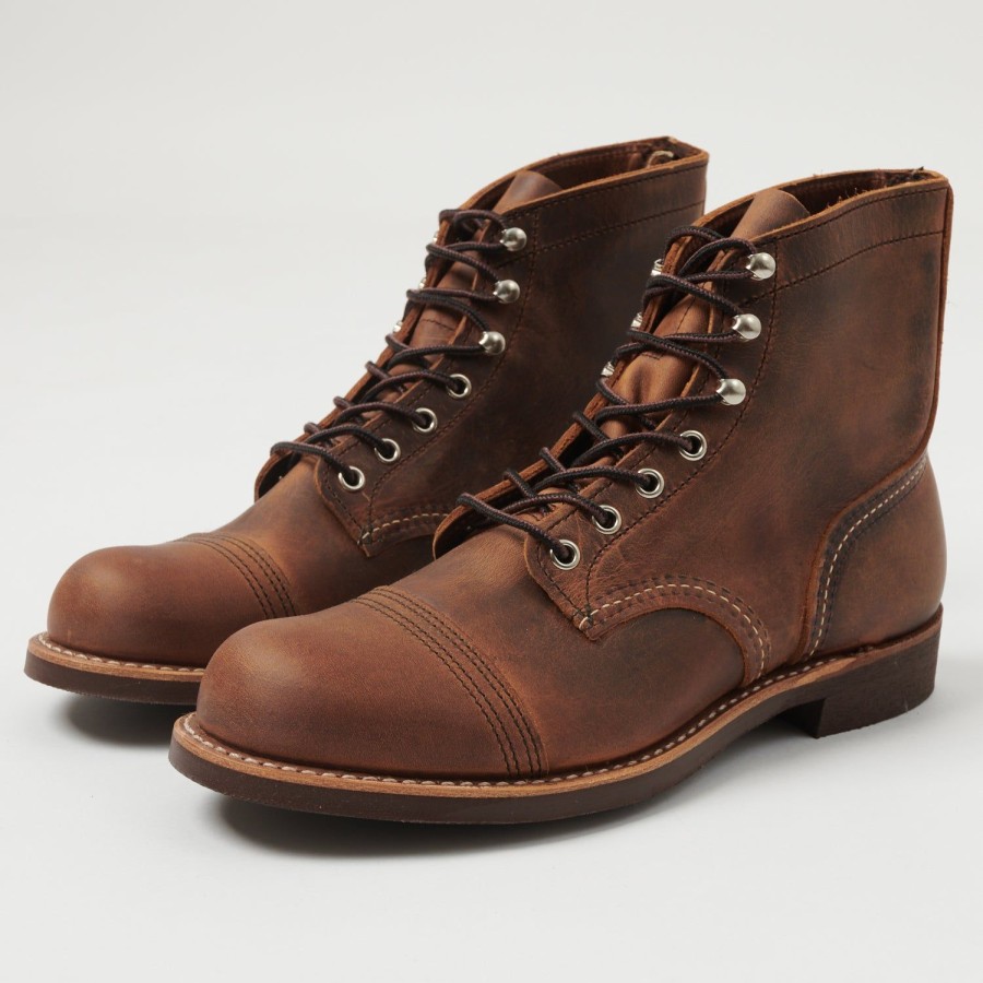 Footwear Red Wing | Red Wing 8085 6" Iron Ranger Boot - Copper Rough & Tough