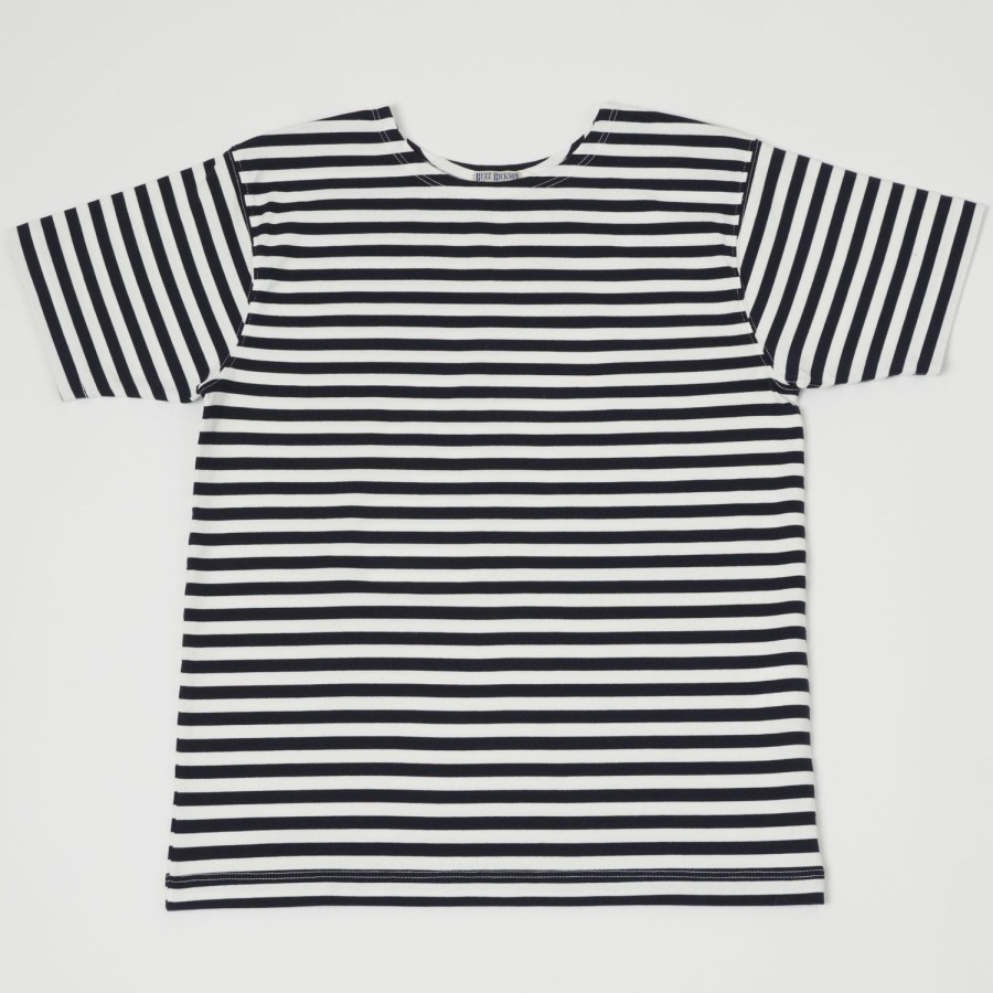 Clothing Buzz Rickson's | Buzz Rickson'S Usn Stripe Border Tee - Navy/White