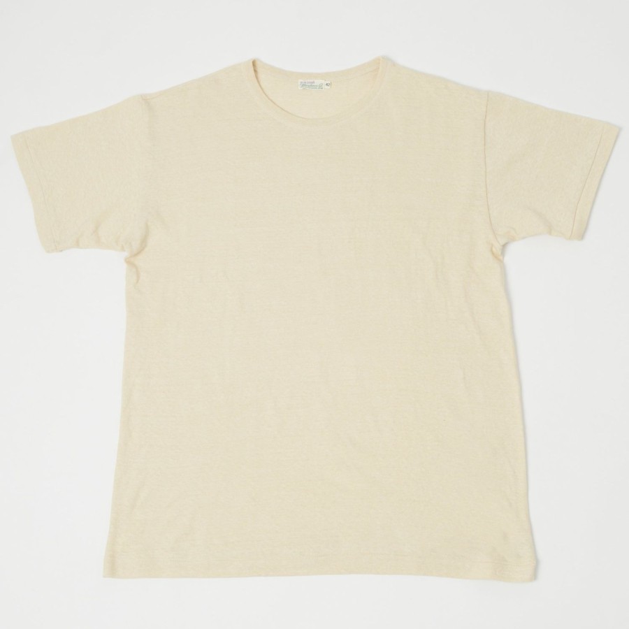 Clothing Warehouse & Co | Warehouse 4091 Plain Usn Skivvy Tee - Beige