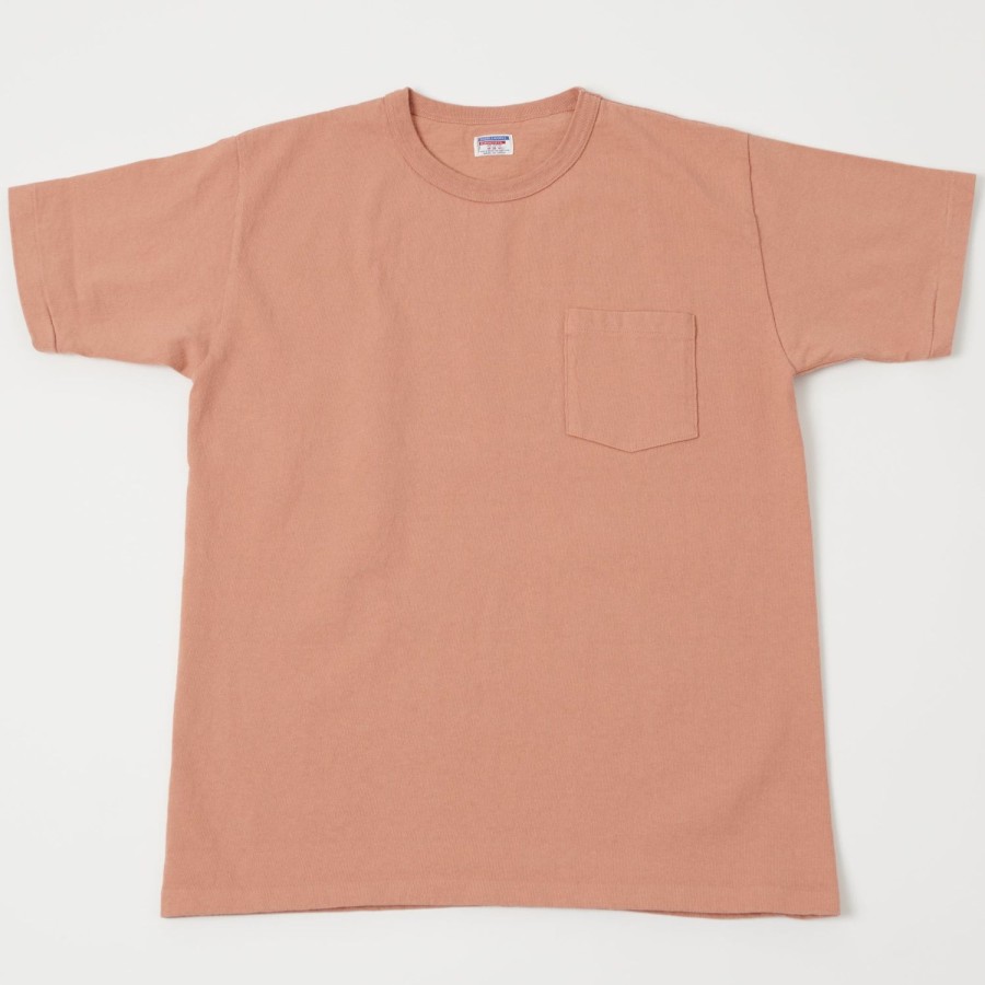 Clothing Dubbleworks | Dubbleworks Heavy Fabric Pocket Tee - Salmon