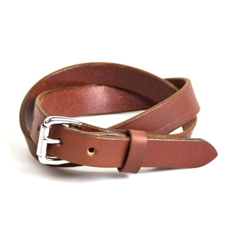 Accessories Tanner Goods | Tanner Goods Skinny Belt Cognac