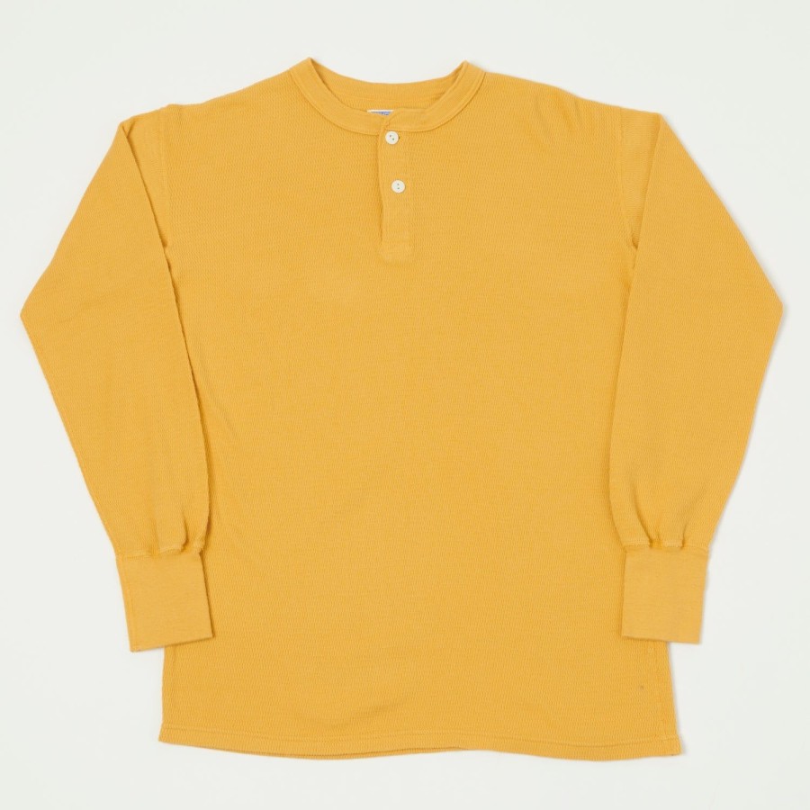 Clothing Dubbleworks | Dubbleworks Thermal Henley Tee - Citrus