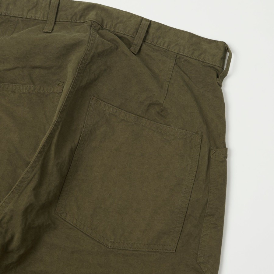 Clothing Full Count | Full Count 1119-3 Old Japanese Twill Us Navy Trouser - Olive Drab