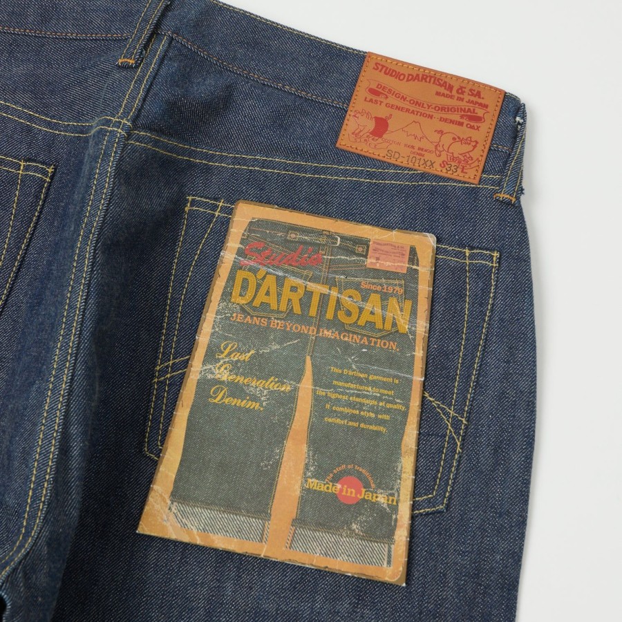 Clothing Studio D'artisan | Studio D'Artisan Sd-101Xx Slim Straight Jean - Raw