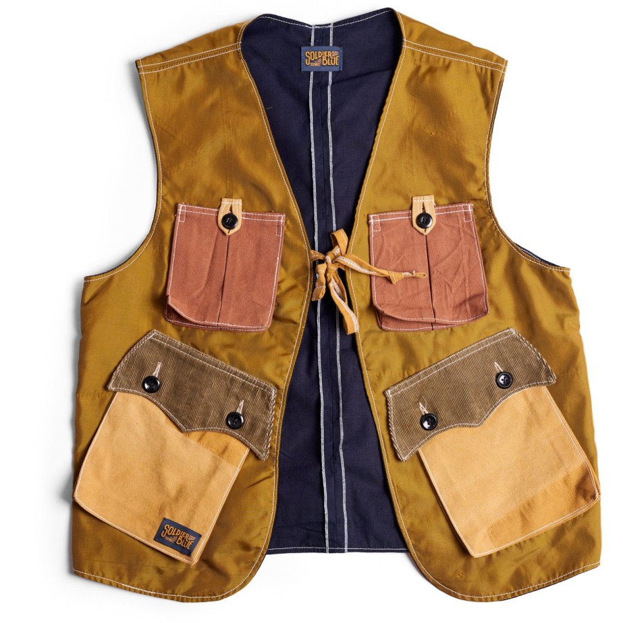 Clothing Soldier Blue | Soldier Blue Toynbee Utility Vest - Brown Melange