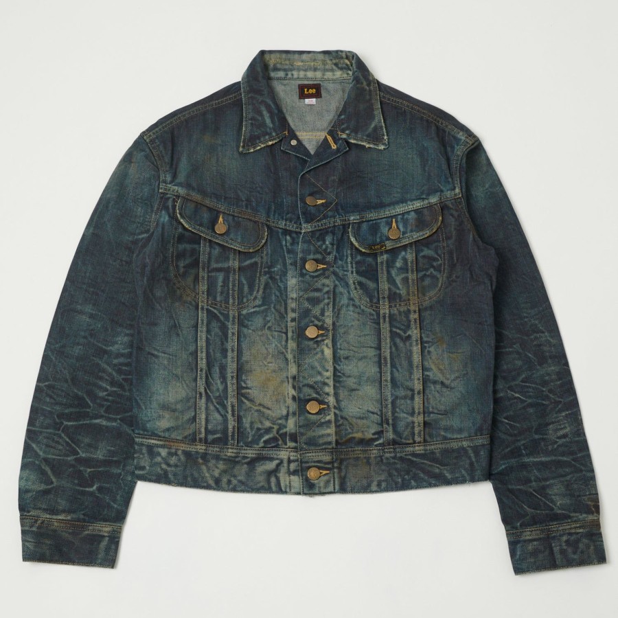 Clothing Lee Archives | Lee Archives 1946 'Riders' 101J Denim Jacket - Heavy Wash