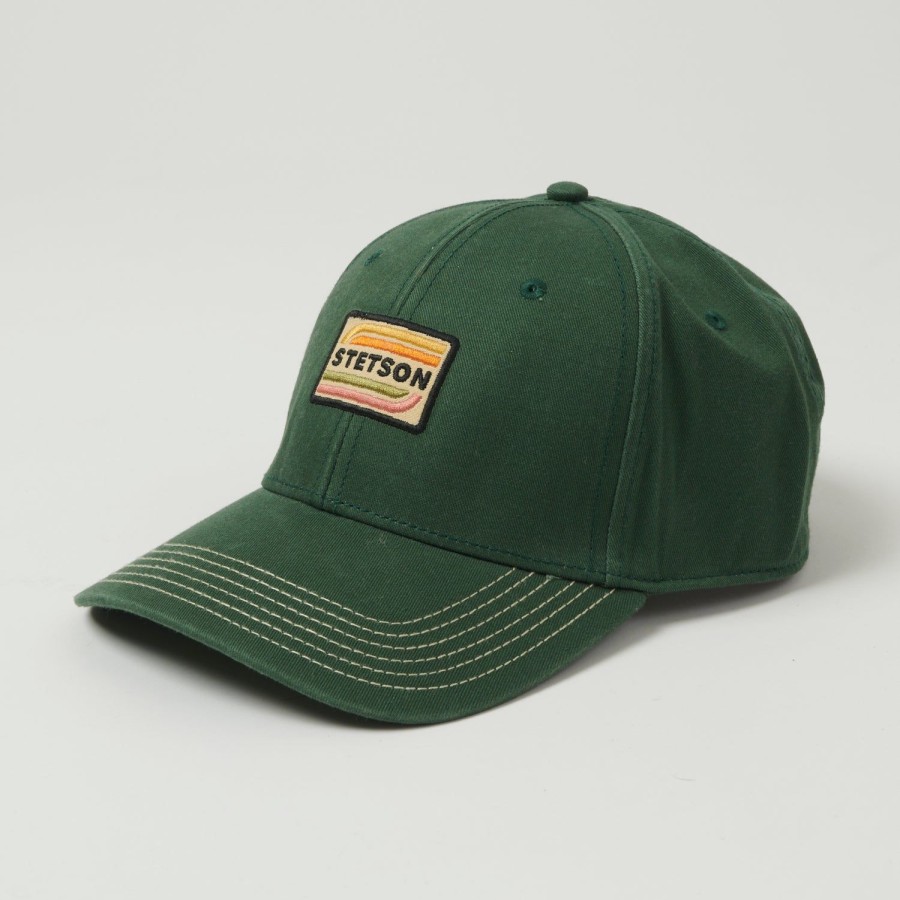 Accessories Stetson | Stetson Cotton Baseball Cap - Green