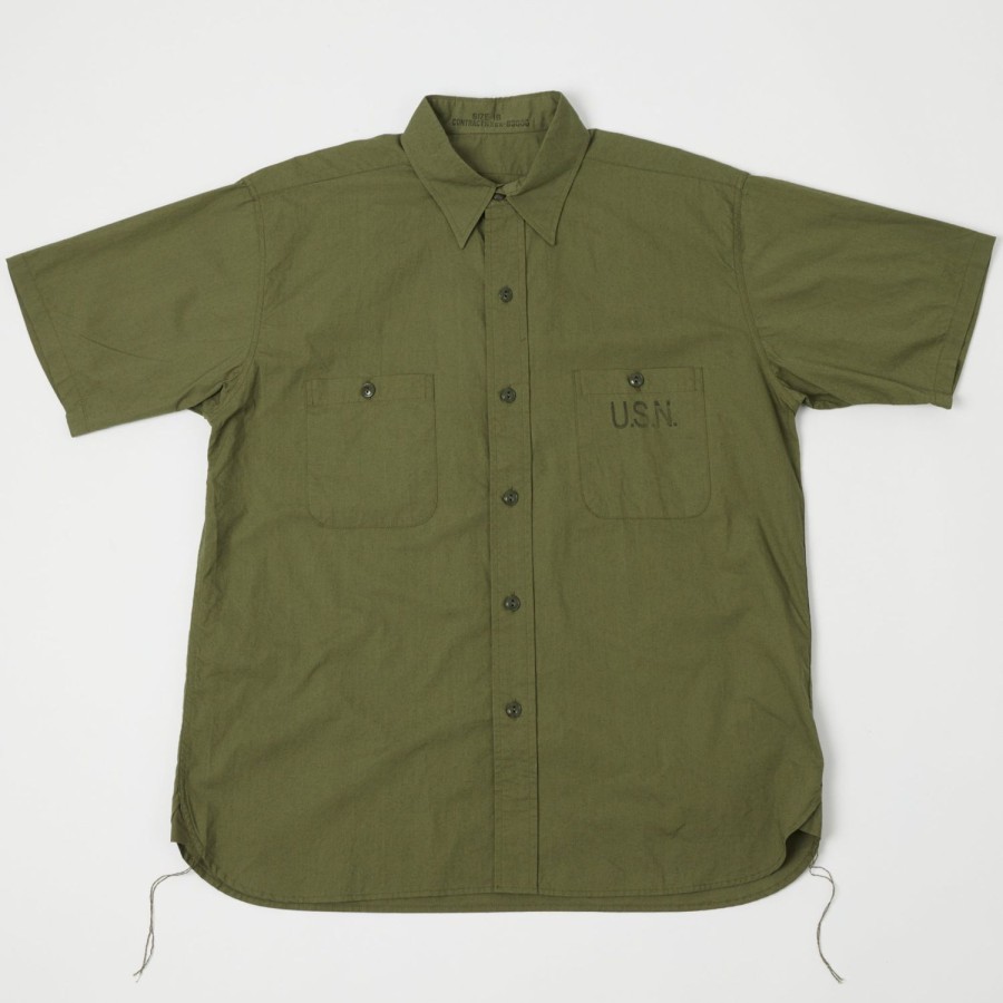 Clothing Buzz Rickson's | Buzz Rickson'S Br38400 N-3 S/S Utility Shirt - Olive