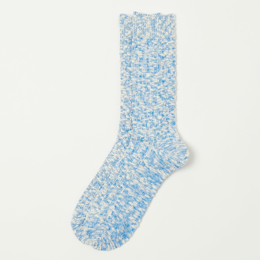 Accessories Anonymous Ism | Anonymous Ism Light Slub Crew Socks - Blue