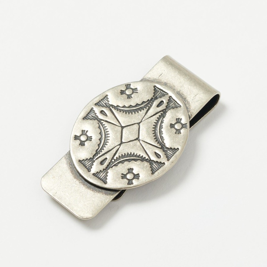 Accessories Yuketen | Yuketen Concho Money Clip B - Nickel Silver