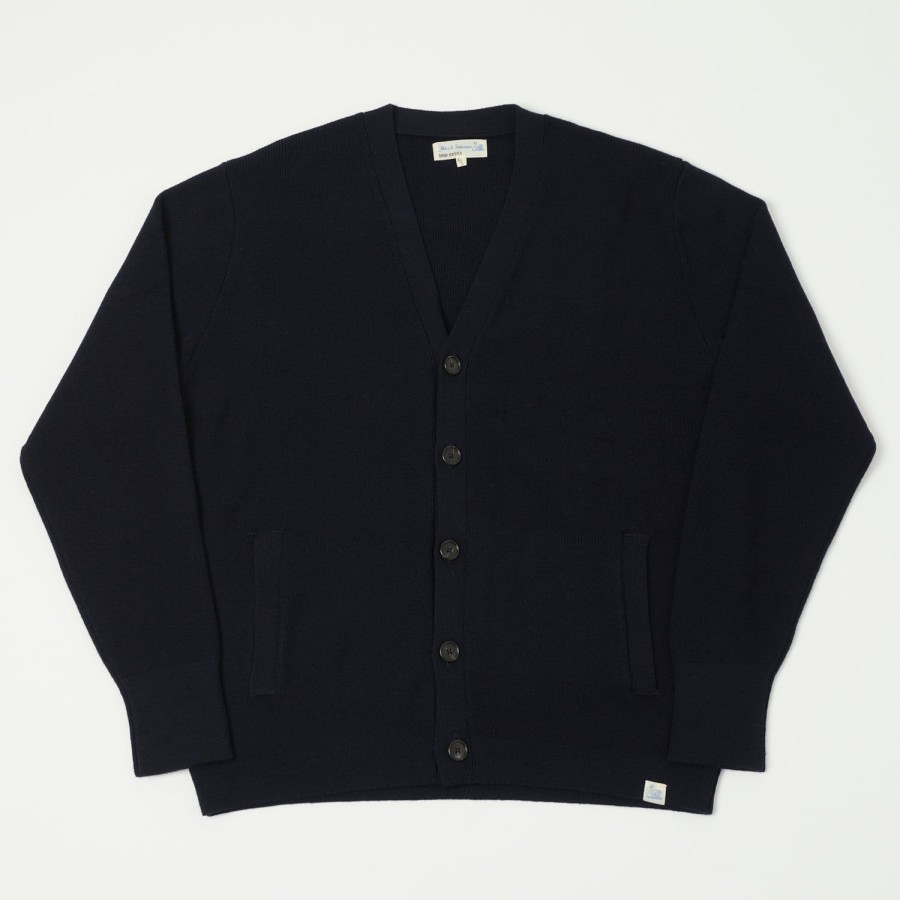 Clothing Merz b. Schwanen | Merz B. Schwanen Mwcdg01 Cardigan - Dark Navy