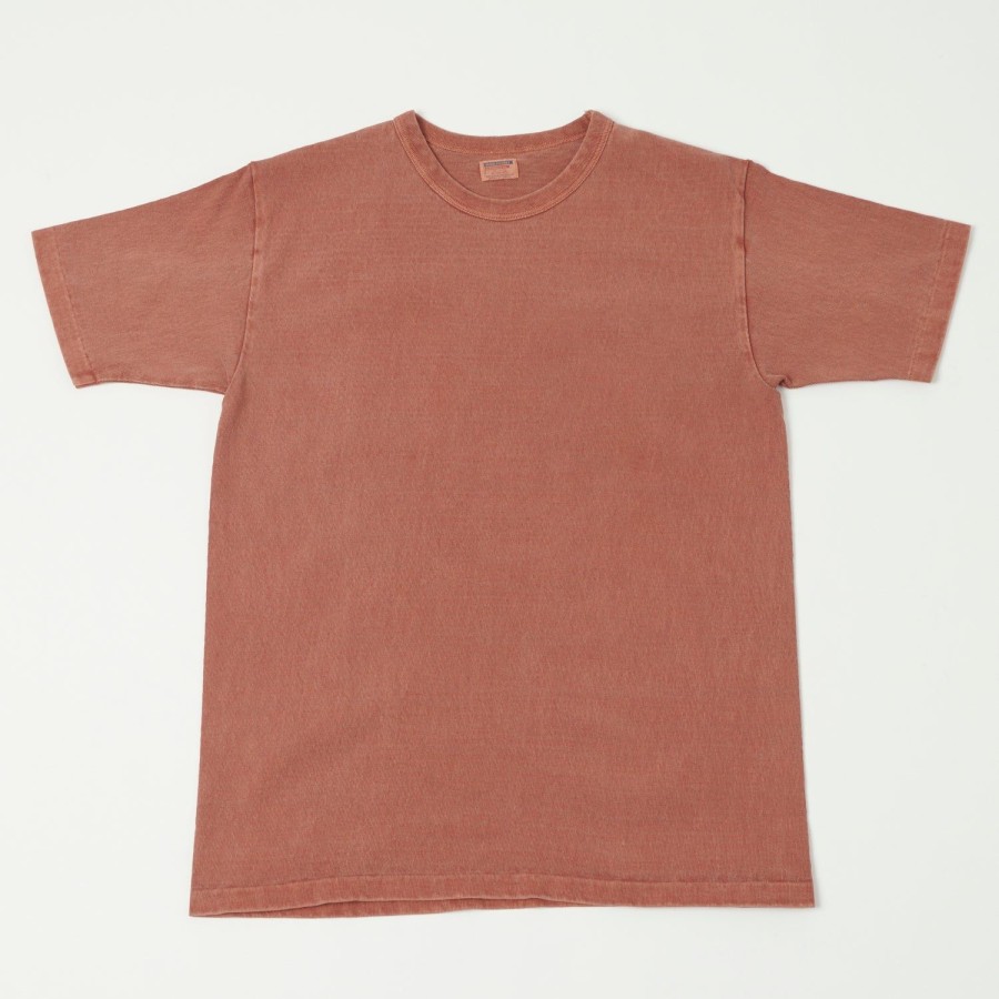 Clothing Dubbleworks | Dubbleworks Heavy Fabric Pigment Tee - Brick Red