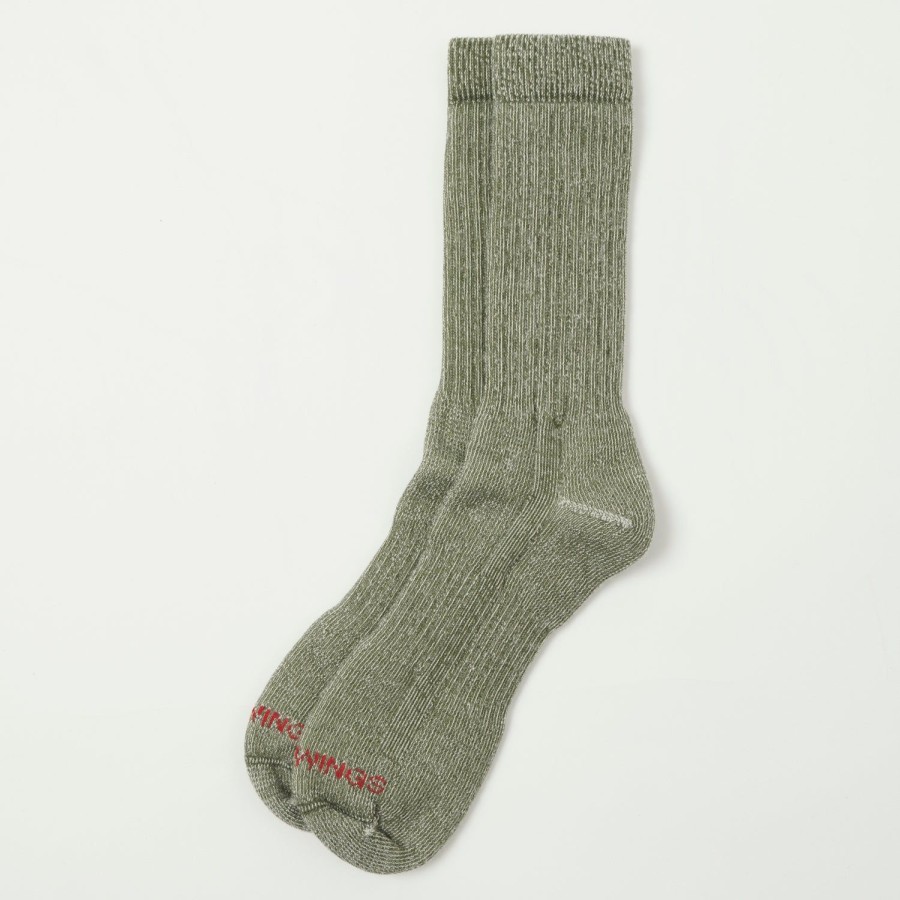 Accessories Red Wing | Red Wing Merino Wool Socks - Olive