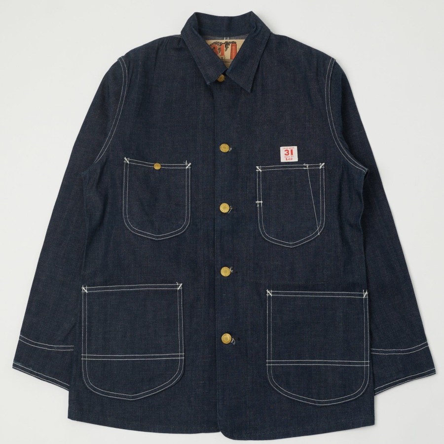 Clothing Lee Archives | Lee Archives 30S 'Loco' Denim Coverall Jacket - Raw