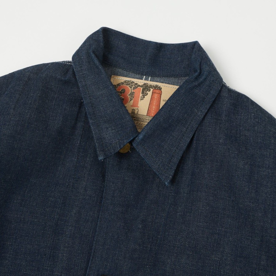 Clothing Lee Archives | Lee Archives 30S 'Loco' Denim Coverall Jacket - Raw