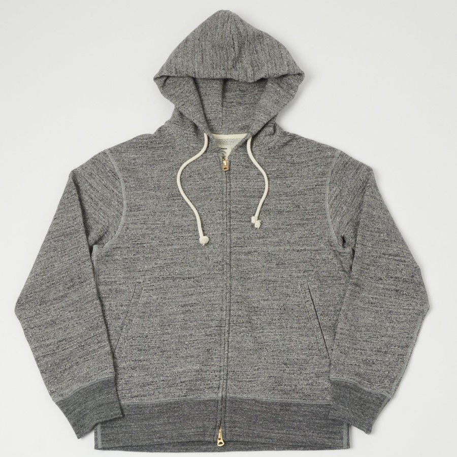 Clothing Jackman | Jackman Gg Sweat Zip Parka - Charcoal