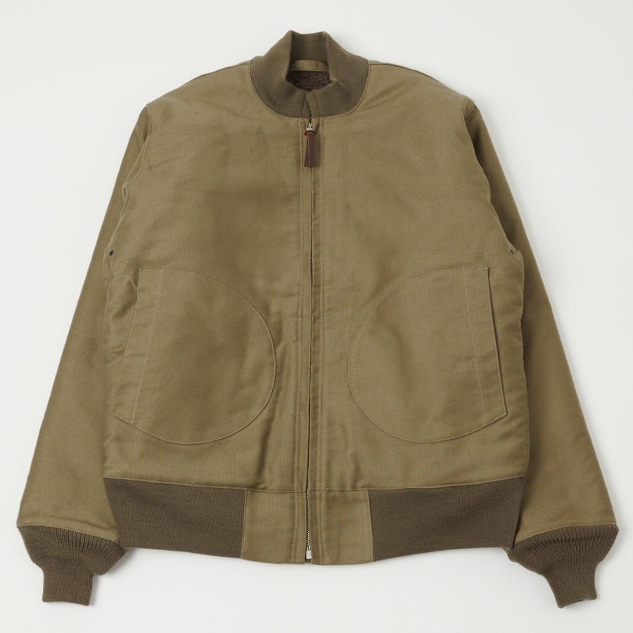 Clothing Warehouse & Co | Warehouse 2180 Aviators Jacket - Khaki